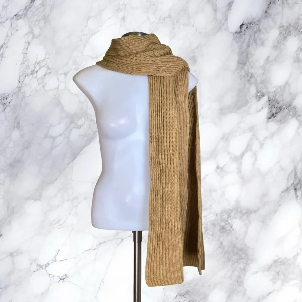 Ganni Rib Knit Scarf
